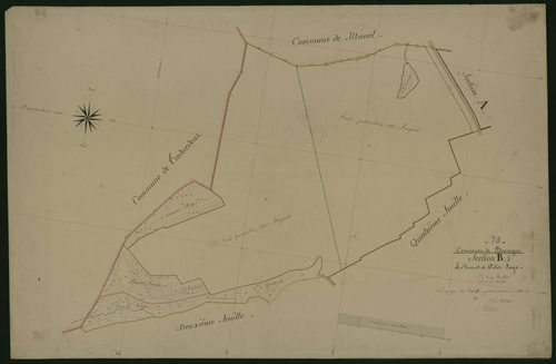 Commune de Bourogne (11 feuilles).
