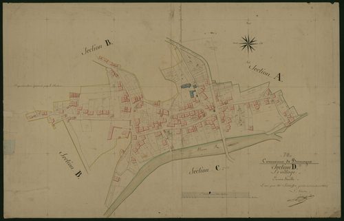 Commune de Bourogne (11 feuilles).