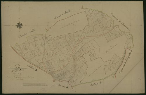 Commune de Bourogne (11 feuilles).