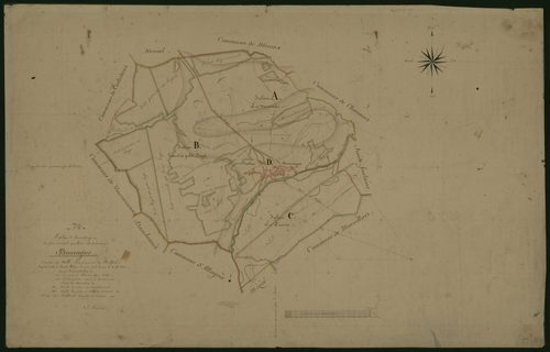 Commune de Bourogne (11 feuilles).