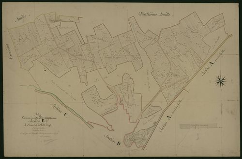 Commune de Bourogne (11 feuilles).