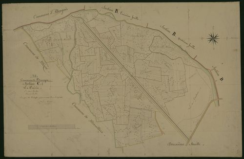 Commune de Bourogne (11 feuilles).