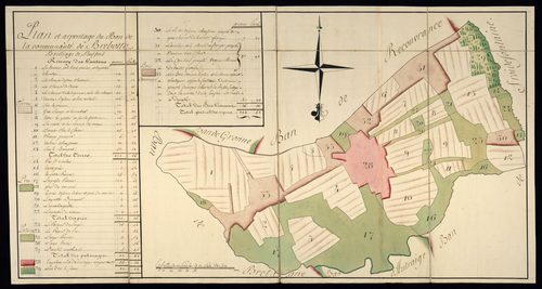 Brebotte : minute (1762), mise au net.