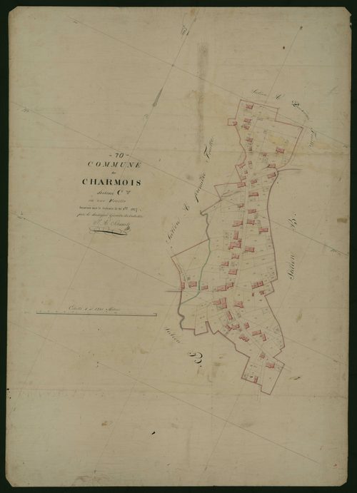 Commune de Charmois (5 feuilles).