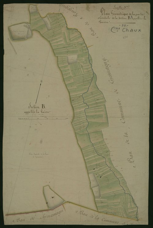 Commune de Chaux (7 feuilles).