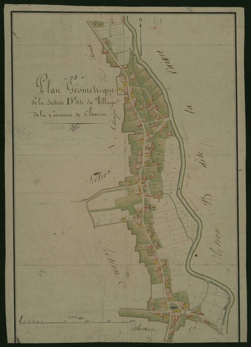 Commune de Chaux (7 feuilles).