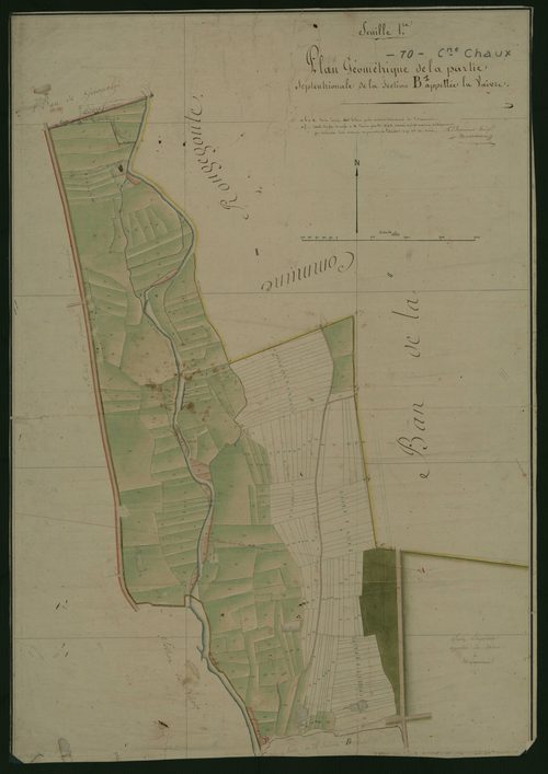 Commune de Chaux (7 feuilles).