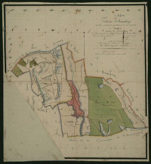 Commune de Chaux (7 feuilles).