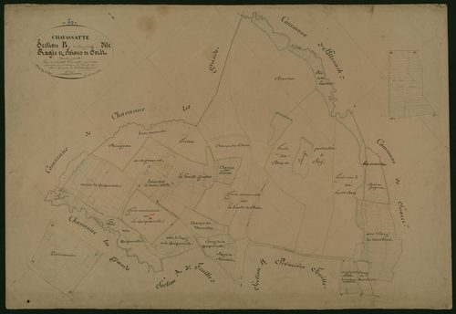 Commune de Chavanatte (5 feuilles).