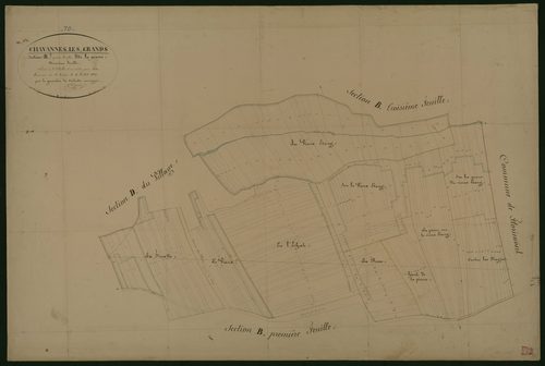 Commune de Chavannes-les-Grands (13 feuilles).