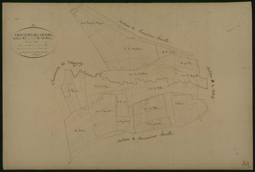 Commune de Chavannes-les-Grands (13 feuilles).