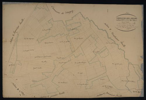 Commune de Chavannes-les-Grands (13 feuilles).