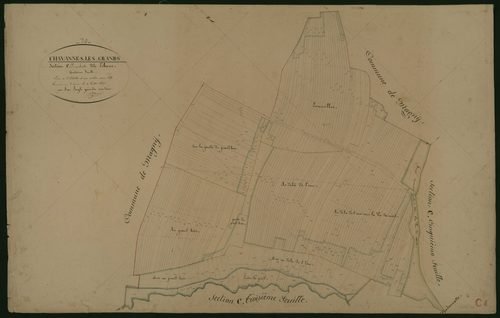 Commune de Chavannes-les-Grands (13 feuilles).