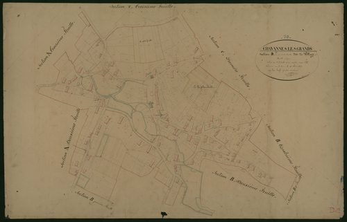 Commune de Chavannes-les-Grands (13 feuilles).