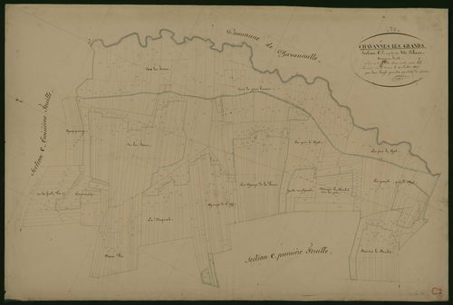 Commune de Chavannes-les-Grands (13 feuilles).