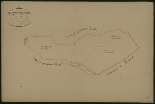 Commune de Chavannes-les-Grands (13 feuilles).