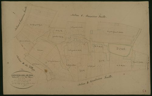 Commune de Chavannes-les-Grands (13 feuilles).