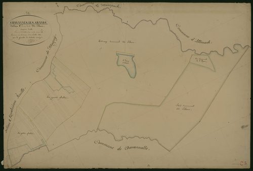 Commune de Chavannes-les-Grands (13 feuilles).