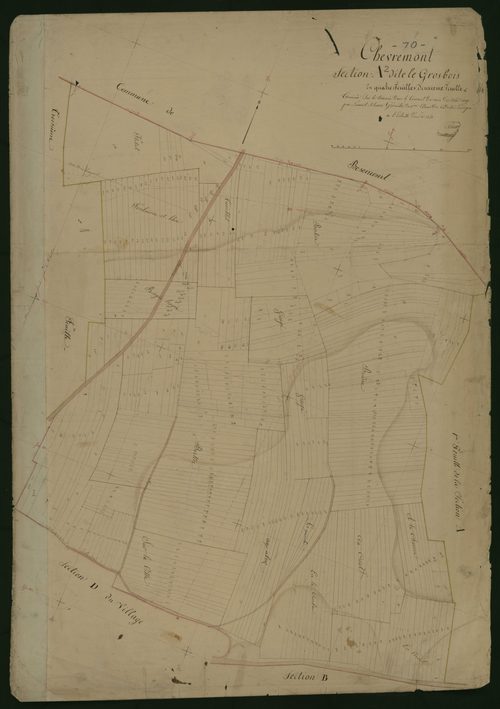 Commune de Chèvremont (11 feuilles).