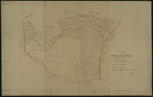 Commune de Courtelevant (6 feuilles).