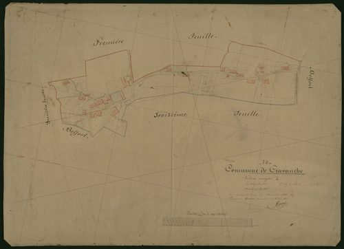 Commune de Cravanche (7 feuilles).