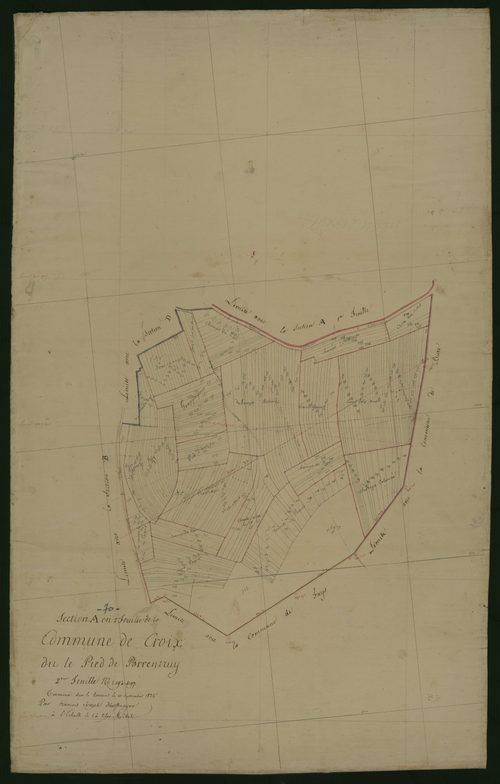 Commune de Croix (7 feuilles).