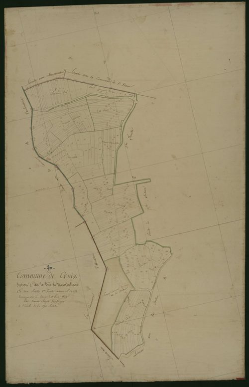 Commune de Croix (7 feuilles).