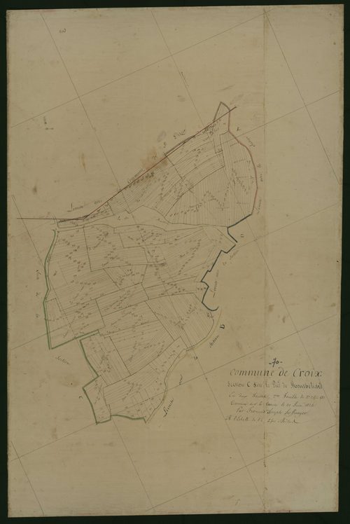Commune de Croix (7 feuilles).