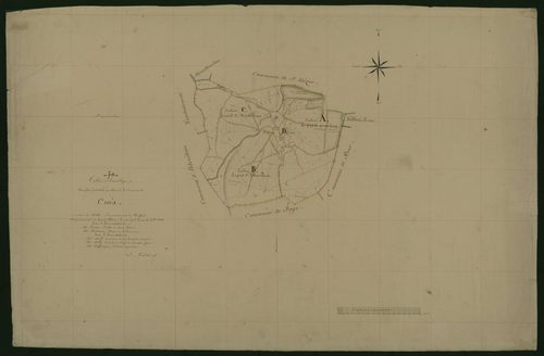 Commune de Croix (7 feuilles).