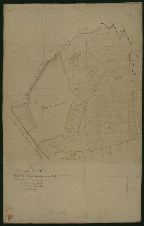 Commune de Croix (7 feuilles).