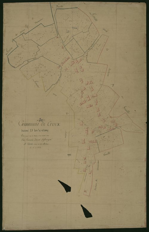 Commune de Croix (7 feuilles).