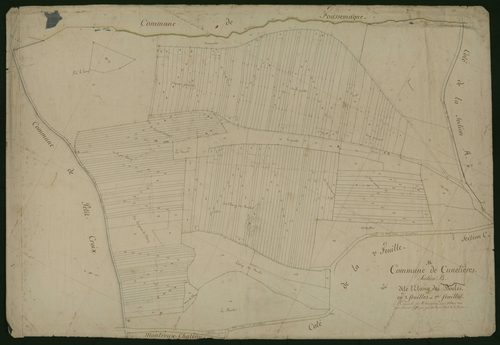 Commune de Cunelières (6 feuilles).