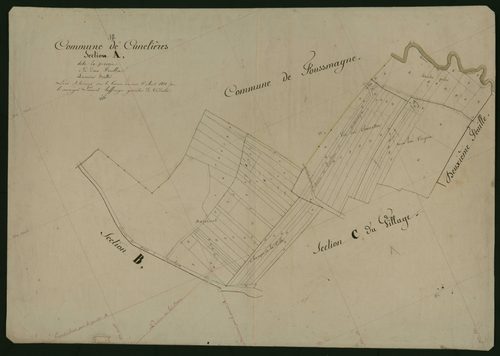 Commune de Cunelières (6 feuilles).