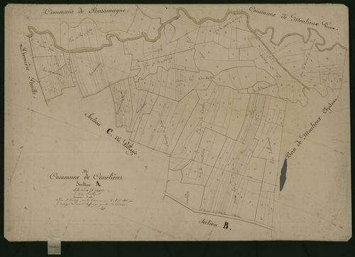 Commune de Cunelières (6 feuilles).