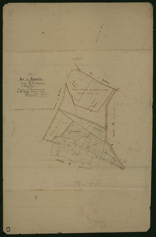 Commune de Danjoutin (8 feuilles).
