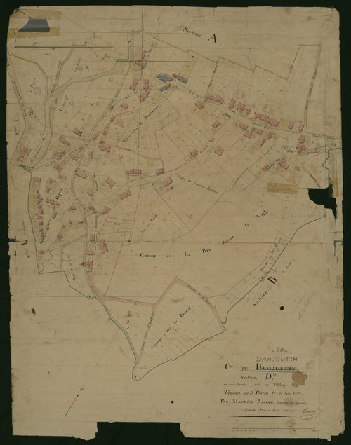 Commune de Danjoutin (8 feuilles).