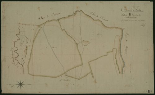 Commune de Delle (8 feuilles).