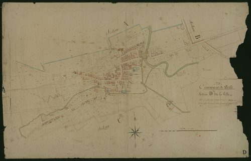 Commune de Delle (8 feuilles).