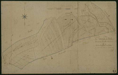 Commune de Delle (8 feuilles).