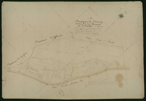 Commune de Denney (9 feuilles).