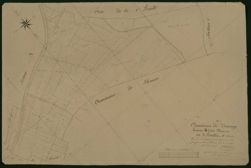 Commune de Denney (9 feuilles).