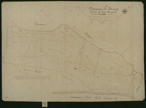 Commune de Denney (9 feuilles).
