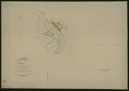 Commune de Denney (9 feuilles).