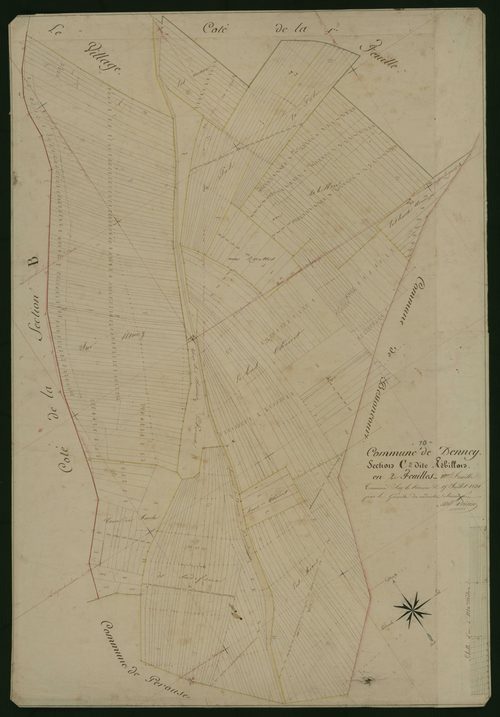 Commune de Denney (9 feuilles).