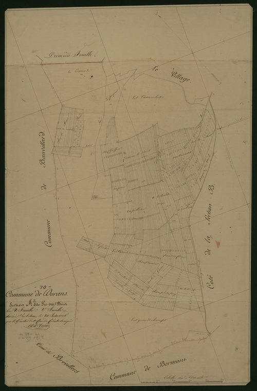 Commune de Dorans (6 feuilles).