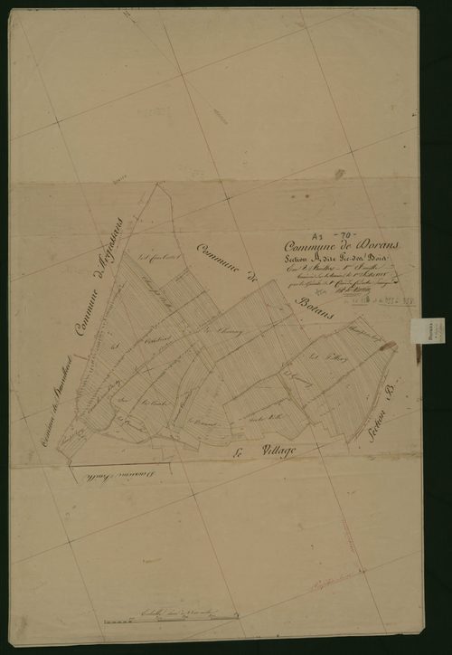 Commune de Dorans (6 feuilles).
