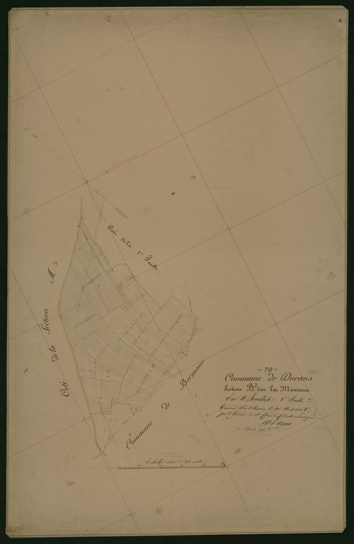 Commune de Dorans (6 feuilles).