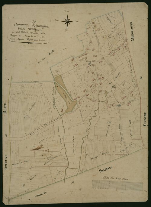 Commune d'Eguenigue (4 feuilles).