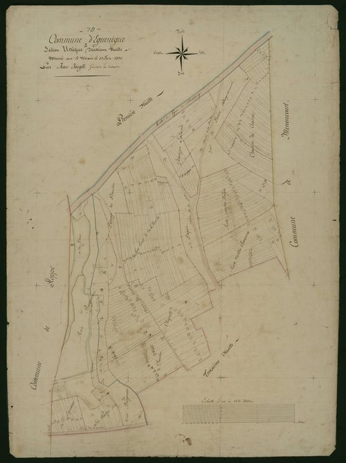 Commune d'Eguenigue (4 feuilles).