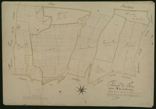 Commune de Felon (9 feuilles).